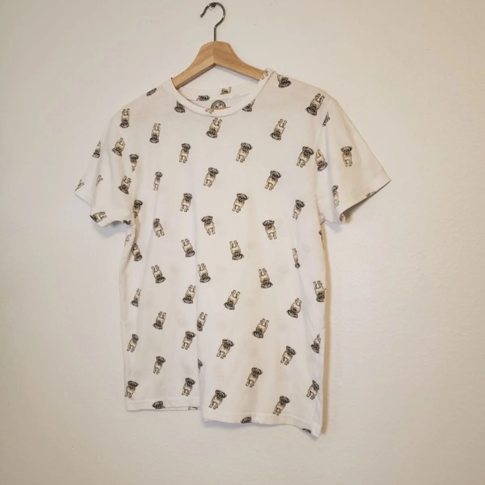 White Pug “Lovers” T-Shirt